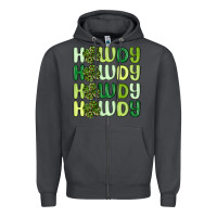 Smoke howdy st patrick s day Zipper Hoodie - MaliasSmallBusiness