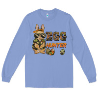 Colony Blue easter egg hunter rabbit bunny Long Sleeve Tee - BarkalooDesign