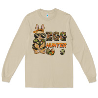 Mushroom easter egg hunter rabbit bunny Long Sleeve Tee - BarkalooDesign