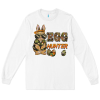 Easter Egg Hunter Rabbit Bunny Long Sleeve Tee | Teevron