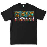 Black Rusty Sunflowers with Cowhide and Turquoise Premium Tee - RanaPortraitStore