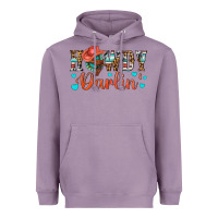 Lavender Western Howdy Darlin Heavyweight Hoodie - BundleAndBundleShop