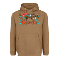 Toasted Coconut Western Howdy Darlin Heavyweight Hoodie - BundleAndBundleShop