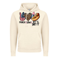 Vintage Artic peace love let's get it Vintage Hoodie - CowhideDigitalArt