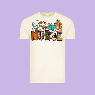 Nurse Fall Vintage Tee Designed By Jahusdesignshop
