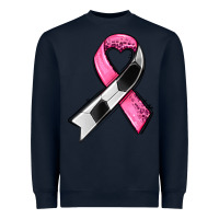 Navy breast cancer sport ribbons Heavyweight Sweatshirt - AdoDesignShop