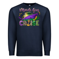 Navy mardi gras cruise celebration Premium Sweatshirt - LillyAllenDesigns