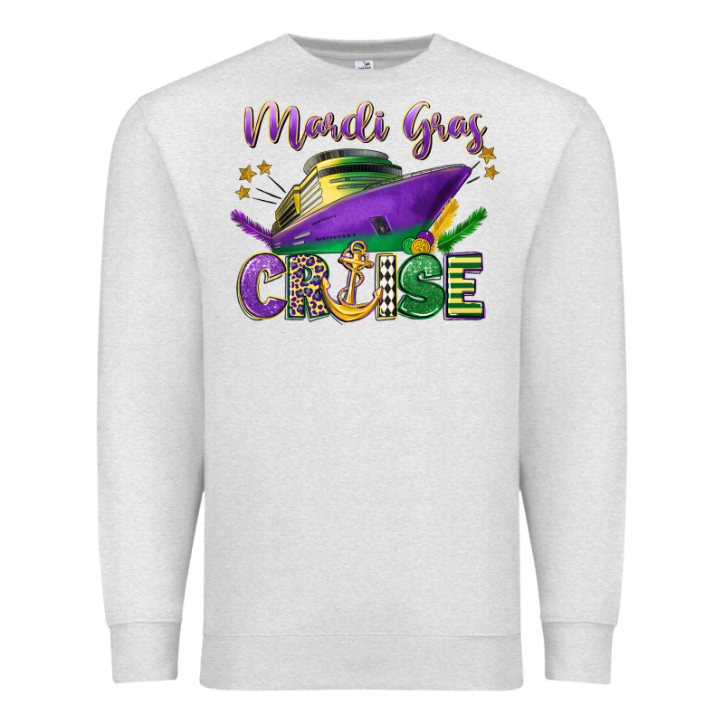 Mardi Gras Cruise Celebration Premium Sweatshirt by LillyAllenDesigns | Teevron