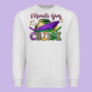 Mardi Gras Cruise Celebration Premium Sweatshirt Designed By Lillyallendesigns