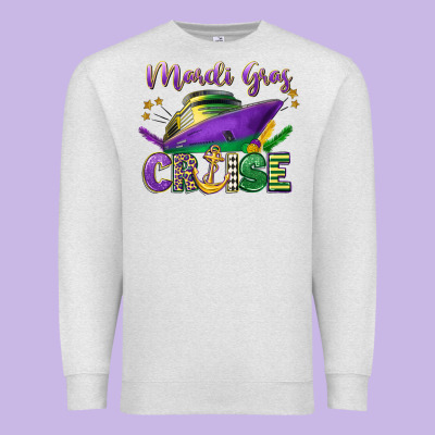 Mardi Gras Cruise Celebration Premium Sweatshirt Designed By Lillyallendesigns