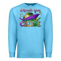 Ocean Blue mardi gras cruise celebration Premium Sweatshirt - LillyAllenDesigns