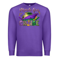 Purple mardi gras cruise celebration Premium Sweatshirt - LillyAllenDesigns