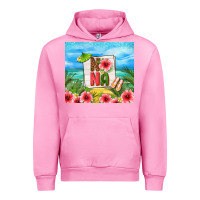 Fuchsia Pink summer nana Urban Hoodie - TumblerDesignByShophia