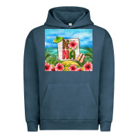 Pigment Midnight Navy summer nana Urban Hoodie - TumblerDesignByShophia
