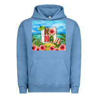 Pigment Pebble Blue summer nana Urban Hoodie - TumblerDesignByShophia