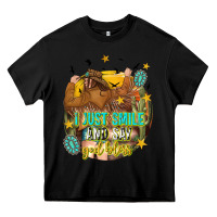 Black i just smile and say god bless Heavy Core Tee - texasbilliewilder