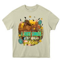 Mossy i just smile and say god bless Heavy Core Tee - texasbilliewilder