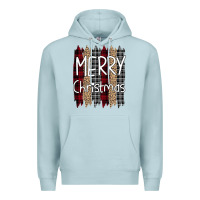 Blue Mist Merry Christmas Leopard Premium Hoodie - Bettercallsaul