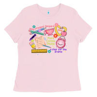 Bubblegum Pink teacher stuff Ladies Tee - JahusDesignShop