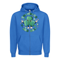 True Royal shamrock and roll Zipper Hoodie - MaliasSmallBusiness