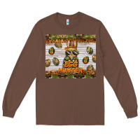 Chestnut easter egg hunter  rabbit Long Sleeve Tee - BarkalooDesign