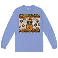 Colony Blue easter egg hunter  rabbit Long Sleeve Tee - BarkalooDesign