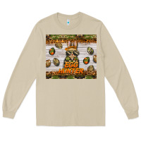 Mushroom easter egg hunter  rabbit Long Sleeve Tee - BarkalooDesign