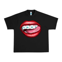 Black Lips Dental Braces Urban Heavy Tee - Artiststas