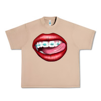 Burro Lips Dental Braces Urban Heavy Tee - Artiststas