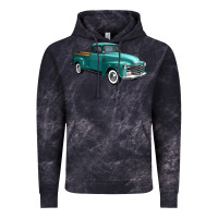 Cloud Black western truck 34 view Vintage Hoodie - FaDigitalArtStudio