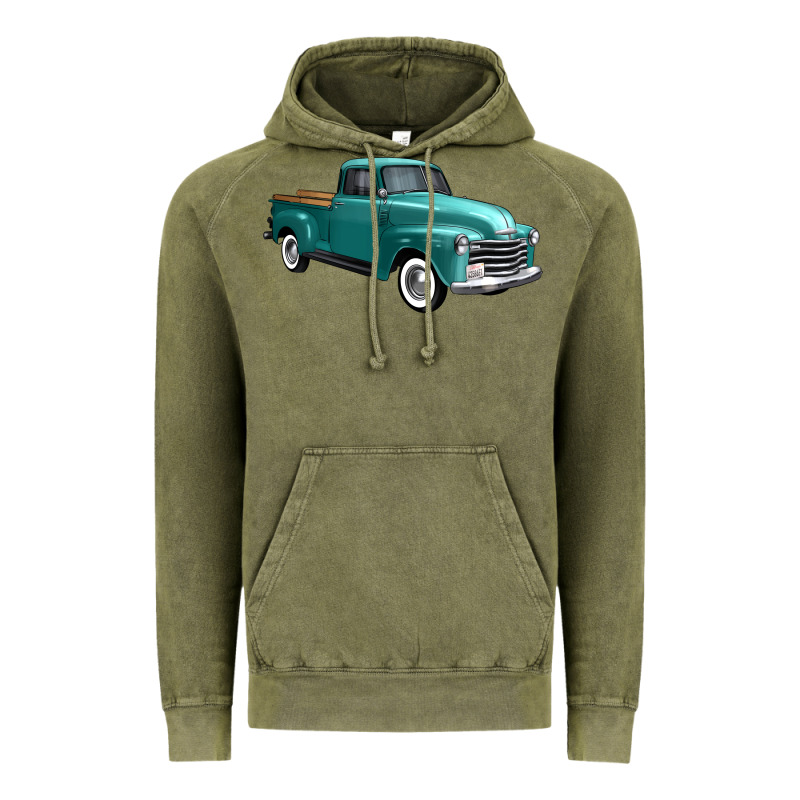 Western Truck 34 View Vintage Hoodie by FaDigitalArtStudio | Teevron