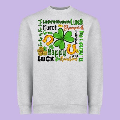 St Patrick S Day Heavyweight Sweatshirt Designed By Artiststas