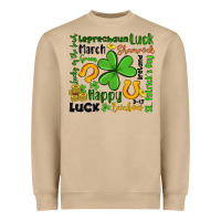 Mushroom st patrick s day Heavyweight Sweatshirt - Artiststas