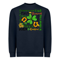 Navy st patrick s day Heavyweight Sweatshirt - Artiststas