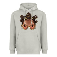 Moon Dust Afro Bantu Knots Hairstyles Messy Bun With Clasp Bbs  2 Heavyweight Hoodie - BundleAndBundleShop