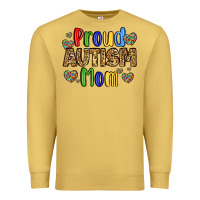 Antique Gold proud autism mom design Premium Sweatshirt - LillyAllenDesigns