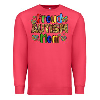 Cardinal proud autism mom design Premium Sweatshirt - LillyAllenDesigns
