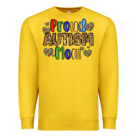 Lemon proud autism mom design Premium Sweatshirt - LillyAllenDesigns