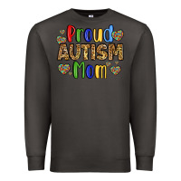 Smoke proud autism mom design Premium Sweatshirt - LillyAllenDesigns