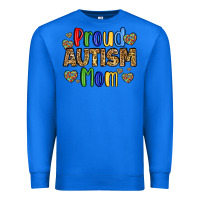True Royal proud autism mom design Premium Sweatshirt - LillyAllenDesigns