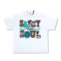 White sassy little soul Urban Heavy Tee - AdoDesignShop