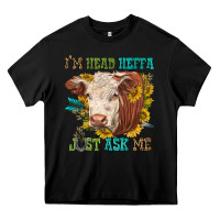 Black im head heffa just ask me Heavy Core Tee - texasbilliewilder