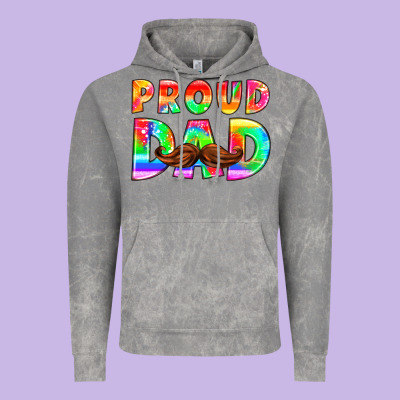 Proud Dad Vintage Hoodie Designed By Hra Design Shop