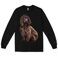 Black Boykin Spaniel Dog Long Sleeve Tee - LillyAllenDesigns