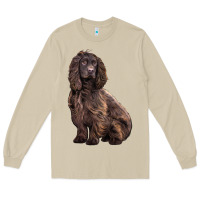 Mushroom Boykin Spaniel Dog Long Sleeve Tee - LillyAllenDesigns