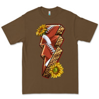 Cacao sport football  lightning bolt Premium Tee - texasbilliewilder