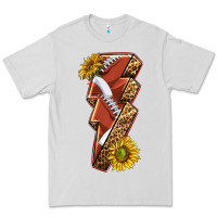 Dove Grey sport football  lightning bolt Premium Tee - texasbilliewilder