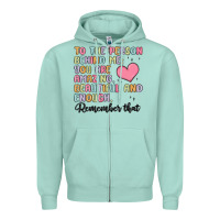 Seafoam to the person behind me Zipper Hoodie - MaliasSmallBusiness