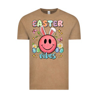 Vintage Coffee easter vibes smiley face Vintage Tee - Artiststas