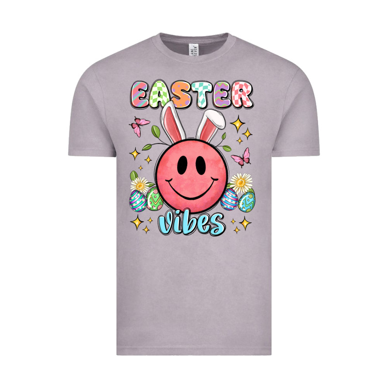 Easter Vibes Smiley Face Vintage Tee by Artiststas | Teevron